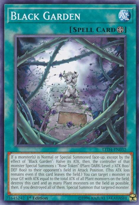 Black Garden, Legendary Duelists: Sisters of the Rose · LED4-EN032