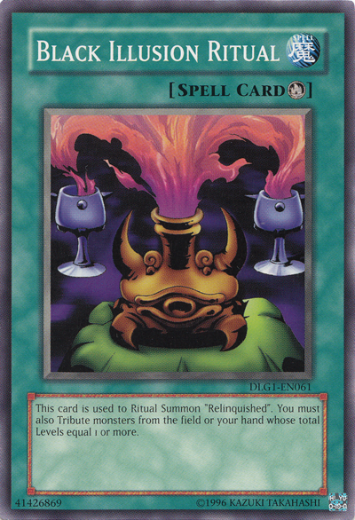 Black Illusion Ritual, Dark Legends · DLG1-EN061