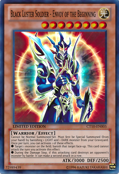Black Luster Soldier - Envoy of the Beginning, 2013 Collectible Tins Wave 1 · CT10-EN005