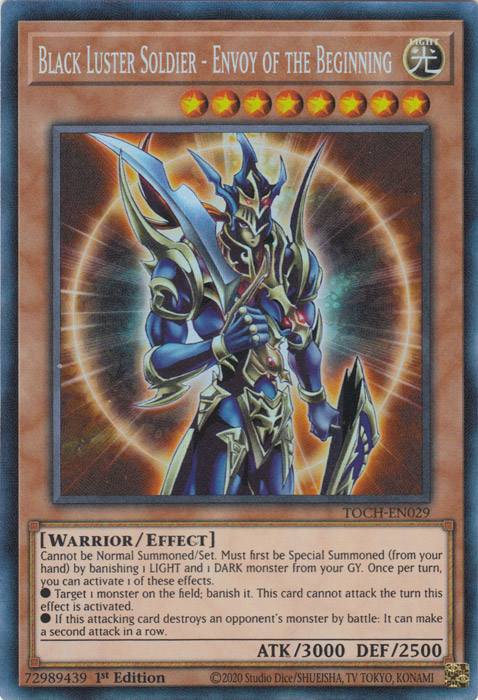 Black Luster Soldier - Envoy of the Beginning, Toon Chaos · TOCH-EN029