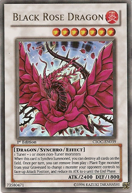 Black Rose Dragon, Crossroads of Chaos Sneak Peek Participation Card · CSOC-EN039
