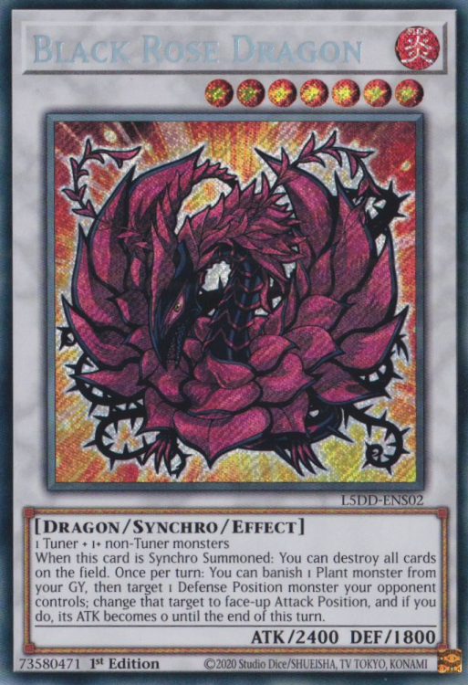 Black Rose Dragon, Legendary 5D's Decks · L5DD-ENS02