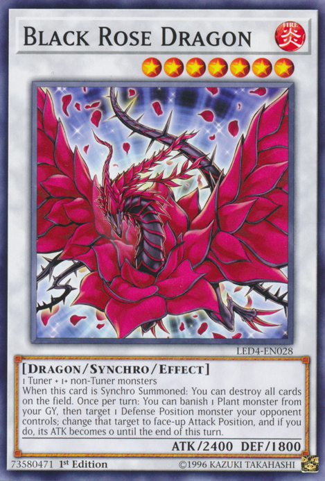 Black Rose Dragon, Legendary Duelists: Sisters of the Rose · LED4-EN028