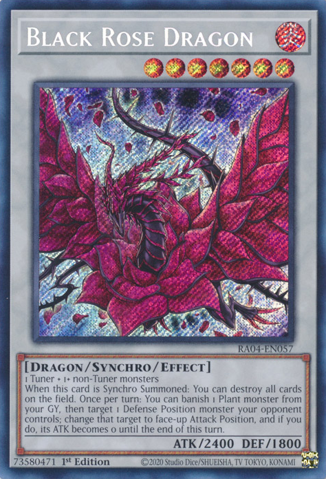 Black Rose Dragon, Quarter Century Stampede · RA04-EN057