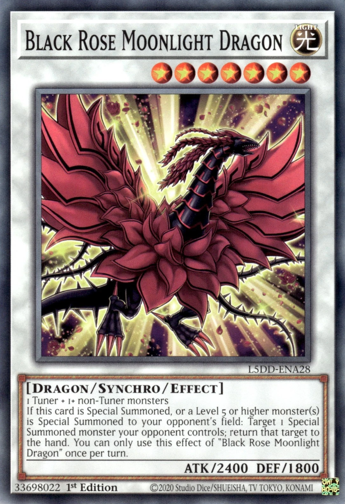 Black Rose Moonlight Dragon, Legendary 5D's Decks · L5DD-ENA28