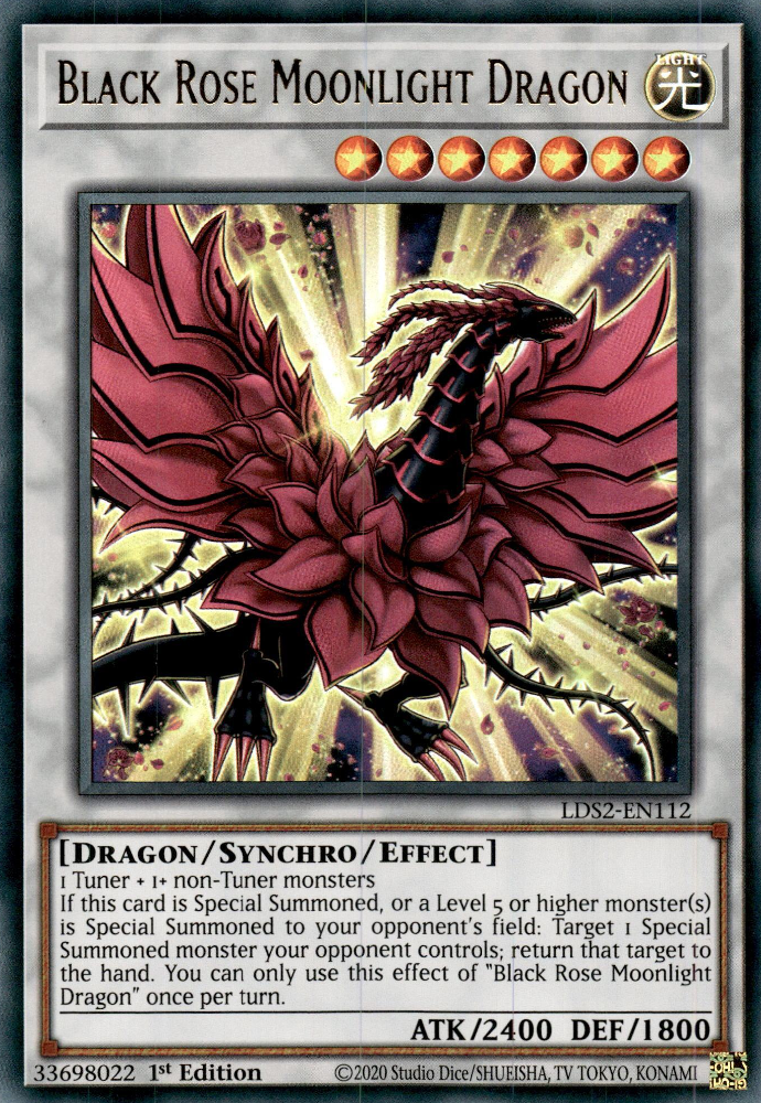 Black Rose Moonlight Dragon, Legendary Duelists: Season 2 · LDS2-EN112