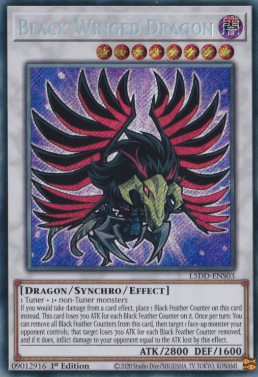 Black-Winged Dragon, Legendary 5D's Decks · L5DD-ENS03