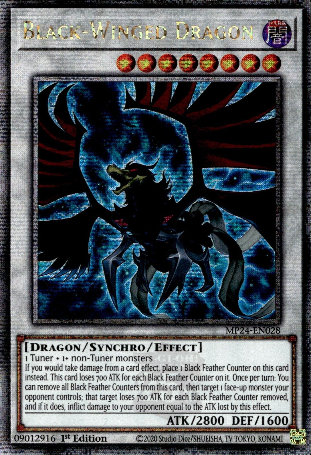Black-Winged Dragon, 25th Anniversary Tin: Dueling Mirrors · MP24-EN028