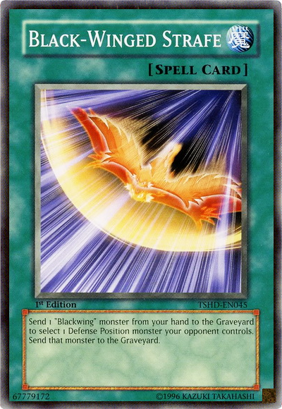 Black-Winged Strafe, The Shining Darkness Sneak Peek Participation Card · TSHD-EN045