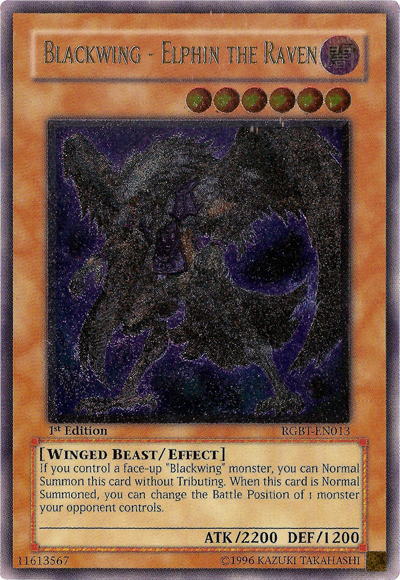 Blackwing - Elphin the Raven, Duelist Pack Collection Tin 2009 · RGBT-EN013