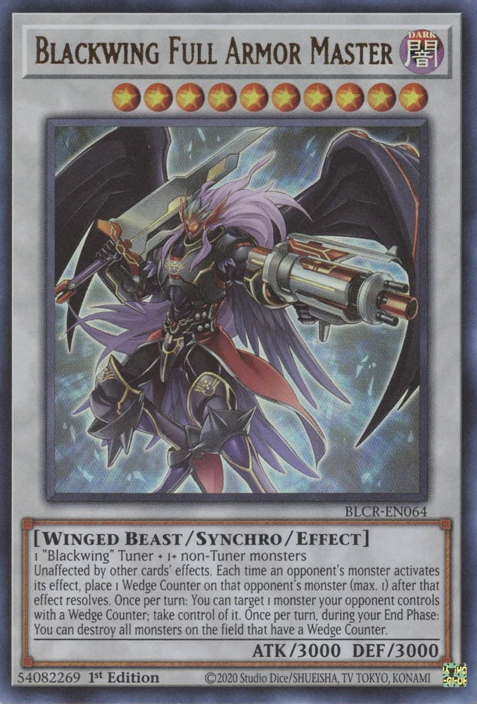 Blackwing Full Armor Master, Battles of Legend: Crystal Revenge · BLCR-EN064