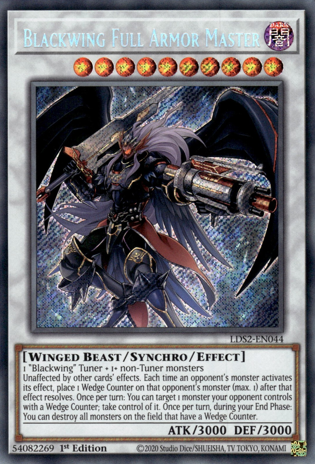 Blackwing Full Armor Master, Legendary Duelists: Season 2 · LDS2-EN044