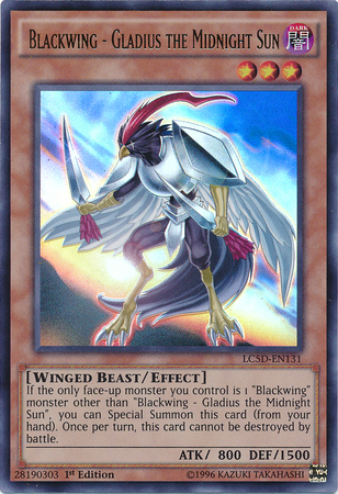 Blackwing - Gladius the Midnight Sun, Legendary Collection 5D's Mega Pack · LC5D-EN131