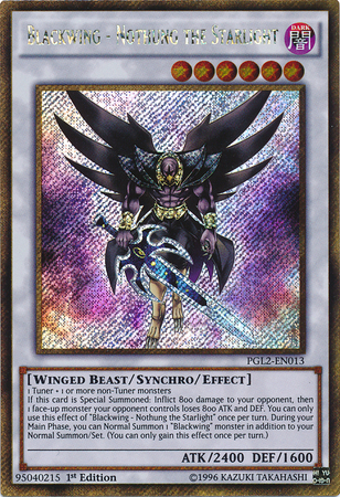 Blackwing - Nothung the Starlight, Premium Gold: Return of the Bling · PGL2-EN013