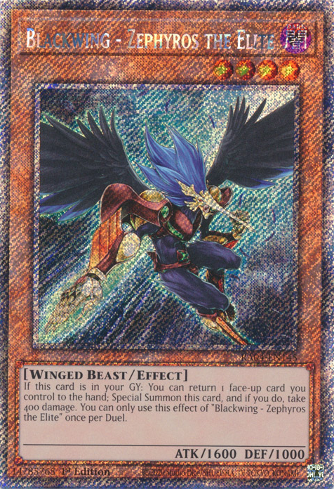 Blackwing - Zephyros the Elite, Quarter Century Stampede · RA04-EN145