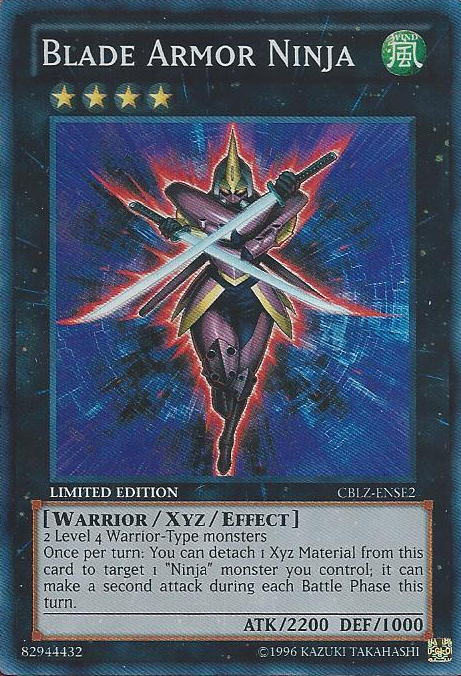Blade Armor Ninja, Cosmo Blazer Sneak Peek Participation Card · CBLZ-ENSE2