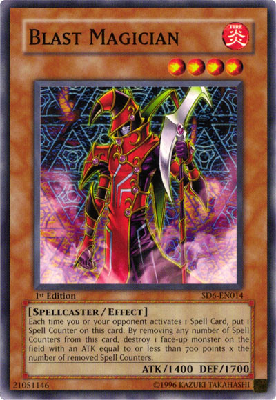 Blast Magician, Structure Deck: Spellcaster's Judgment · SD6-EN014
