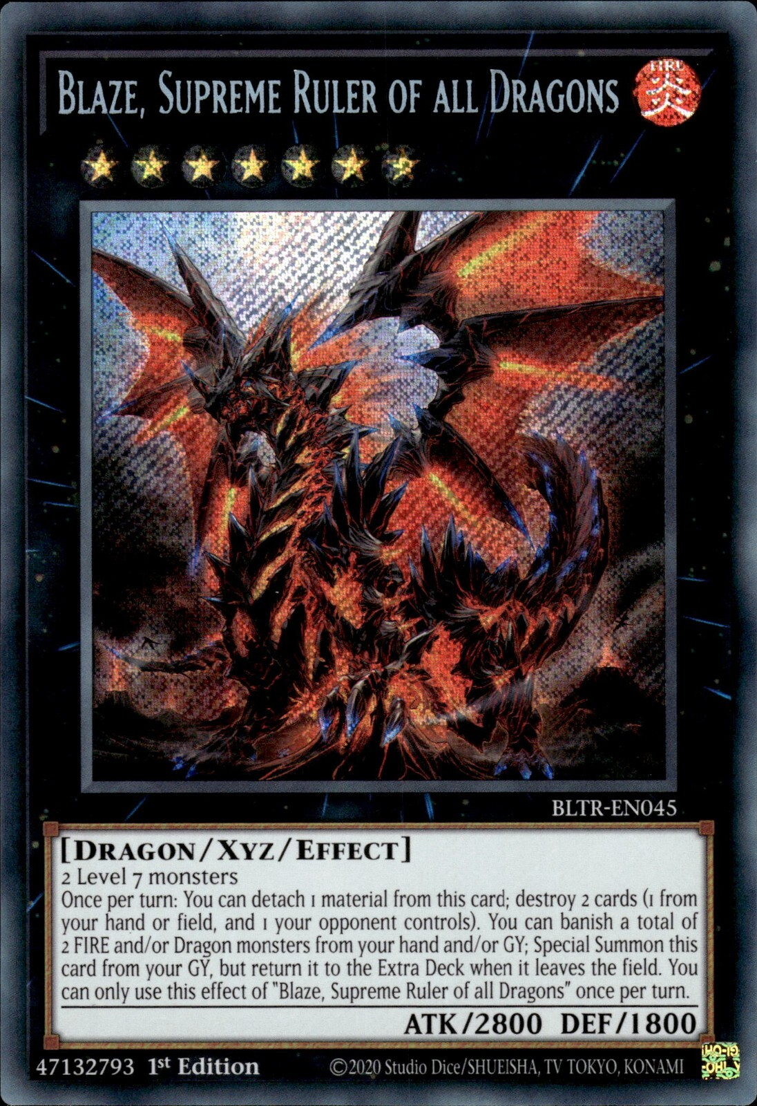 Blaze, Supreme Ruler of all Dragons, Battles of Legend: Terminal Revenge · BLTR-EN045