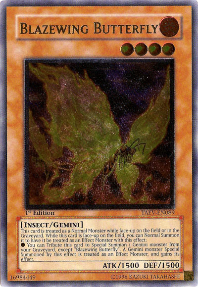 Blazewing Butterfly, Tactical Evolution Sneak Peek Participation Card · TAEV-EN089