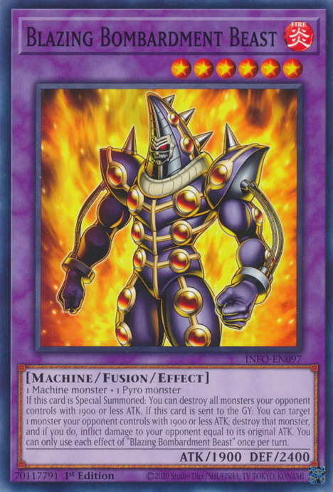 Blazing Bombardment Beast, The Infinite Forbidden · INFO-EN097