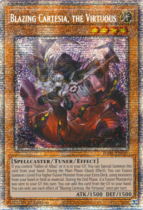 Blazing Cartesia, the Virtuous, Darkwing Blast · DABL-EN011
