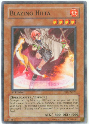Blazing Hiita, Enemy of Justice · EOJ-EN028