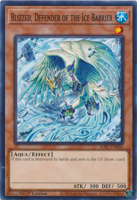 Blizzed, Defender of the Ice Barrier, Structure Deck: Freezing Chains · SDFC-EN006