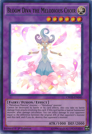 Bloom Diva the Melodious Choir, Crossed Souls Sneak Peek Participation Card · CROS-EN040