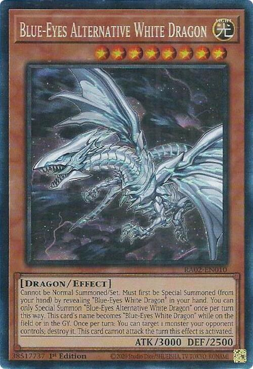 Blue-Eyes Alternative White Dragon, 25th Anniversary Rarity Collection II · RA02-EN010