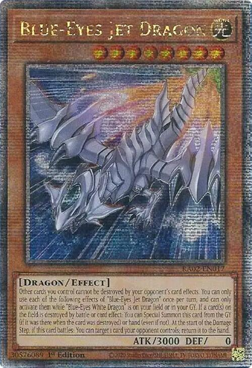 Blue-Eyes Jet Dragon, 25th Anniversary Rarity Collection II · RA02-EN017