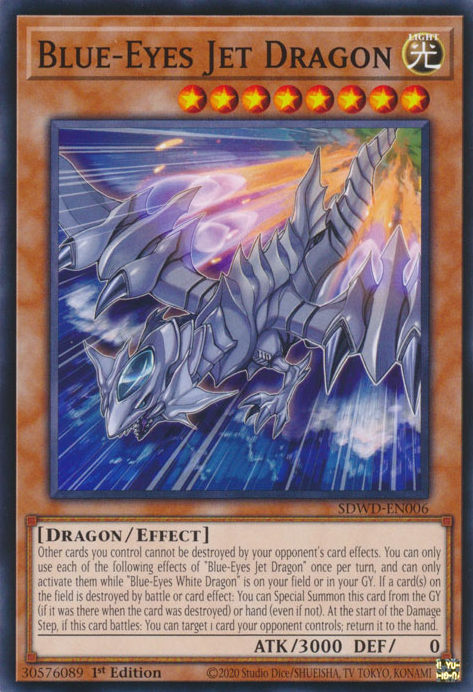 Blue-Eyes Jet Dragon, Structure Deck: Blue-Eyes White Destiny · SDWD-EN006