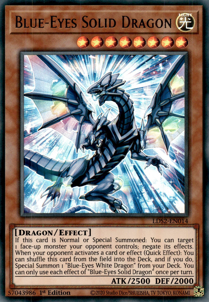 Blue-Eyes Solid Dragon, Legendary Duelists: Season 2 · LDS2-EN014