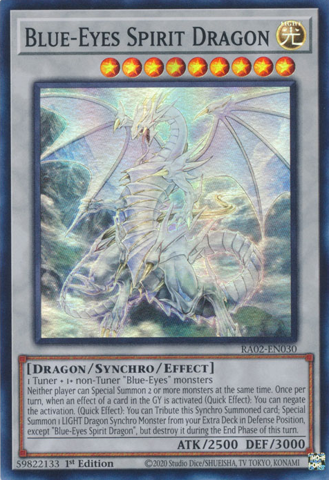 Blue-Eyes Spirit Dragon, 25th Anniversary Rarity Collection II · RA02-EN030