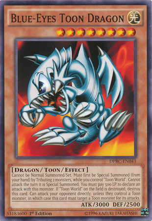 Blue-Eyes Toon Dragon, Duelist Pack: Battle City · DPBC-EN043