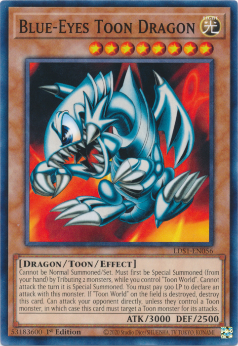 Blue-Eyes Toon Dragon, Legendary Duelists: Season 1 · LDS1-EN056