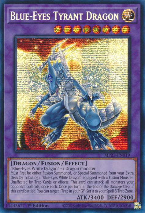 Blue-Eyes Tyrant Dragon, 25th Anniversary Tin: Dueling Heroes Mega Pack · MP23-EN019