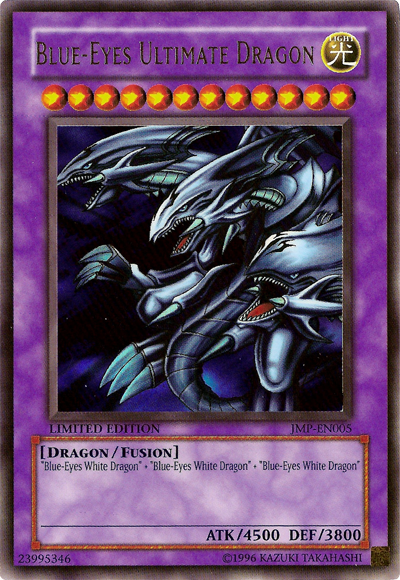 Blue-Eyes Ultimate Dragon, Shonen Jump Vol. 1, Issue 1 promotional card · JMP-EN005