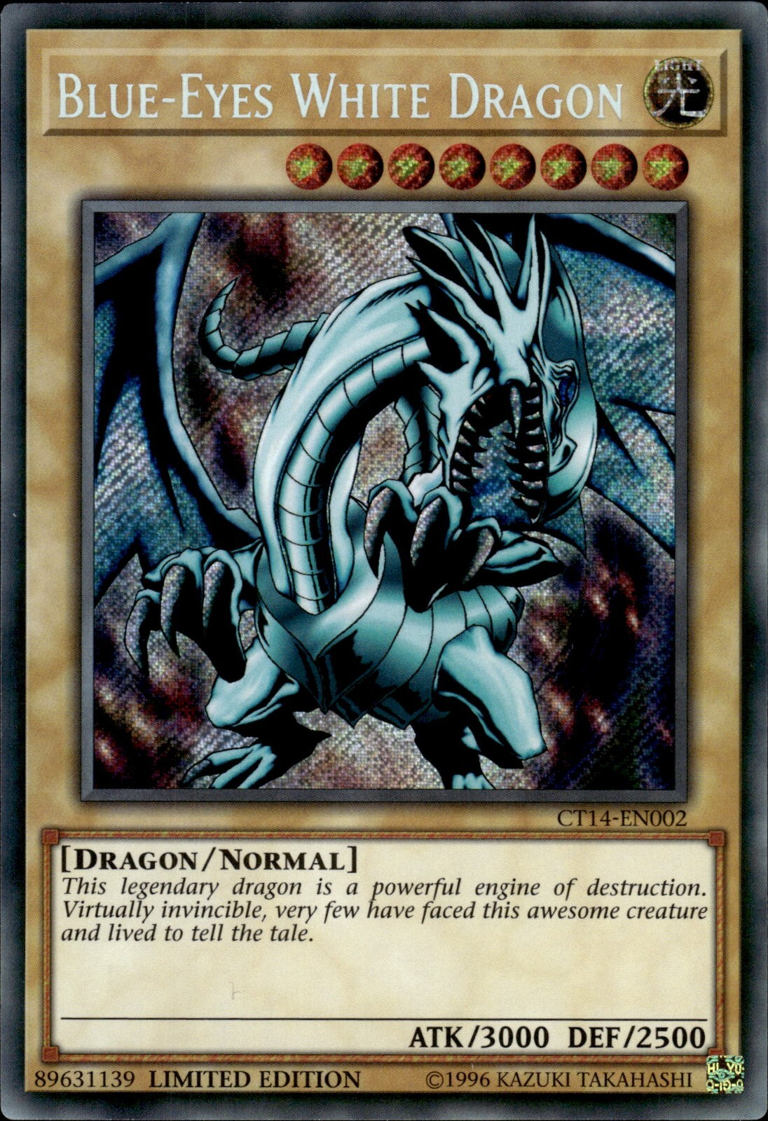 Blue-Eyes White Dragon, 2017 Mega-Tins · CT14-EN002