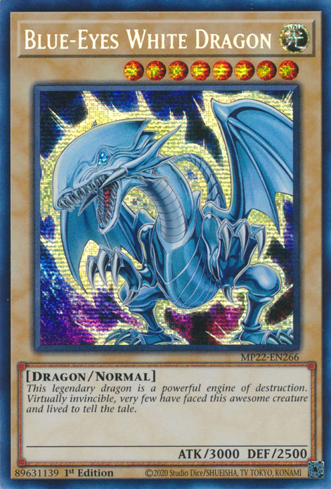 Blue-Eyes White Dragon, 2022 Tin of the Pharaoh's Gods · MP22-EN266