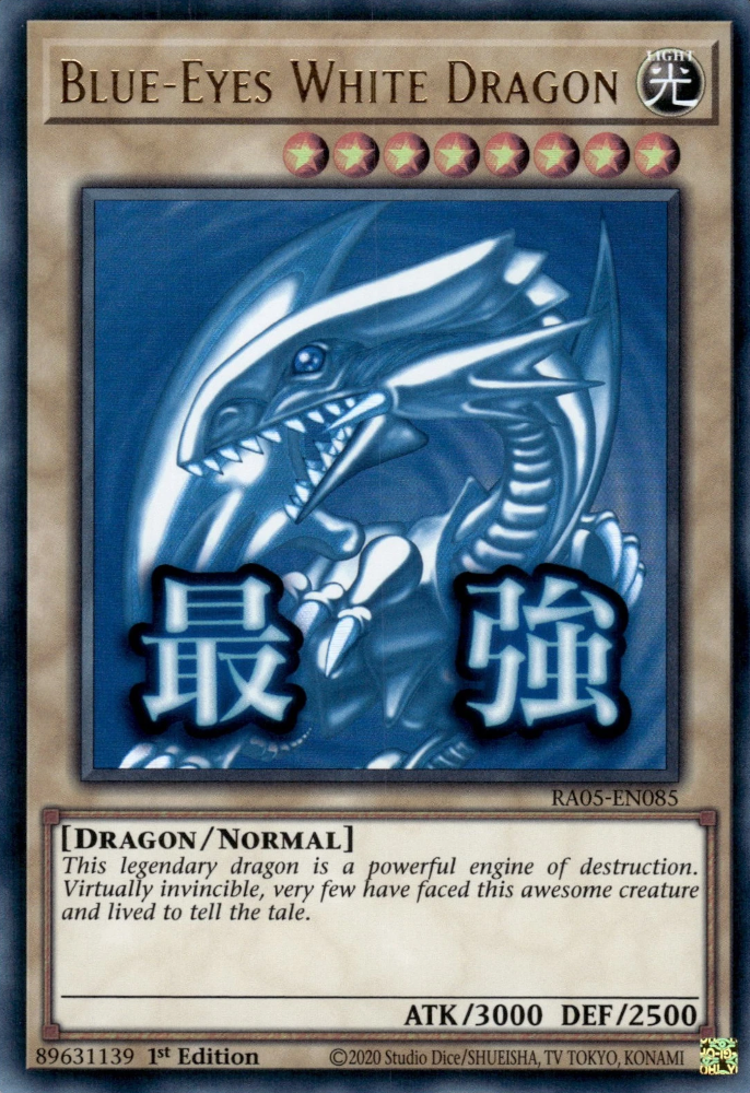 Blue-Eyes White Dragon, Rarity Collection 5 · RA05-EN085