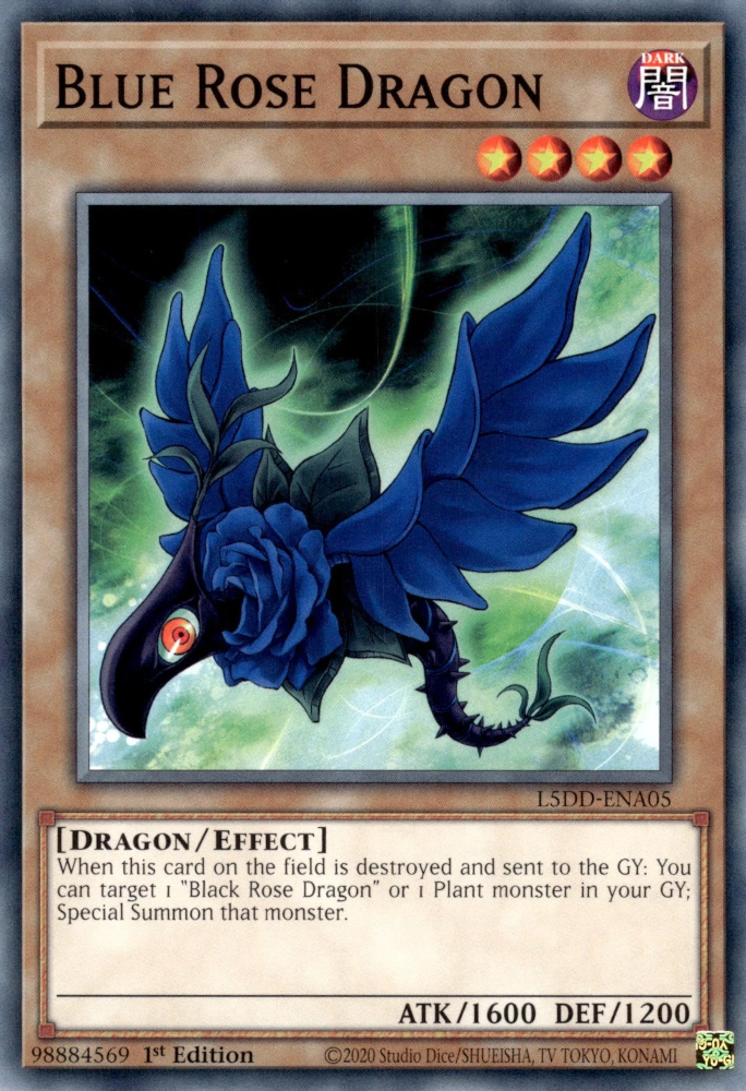 Blue Rose Dragon, Legendary 5D's Decks · L5DD-ENA05