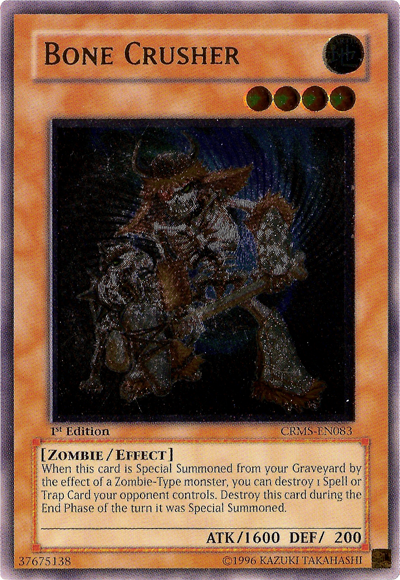 Bone Crusher, Crimson Crisis Sneak Peek Participation Card · CRMS-EN083