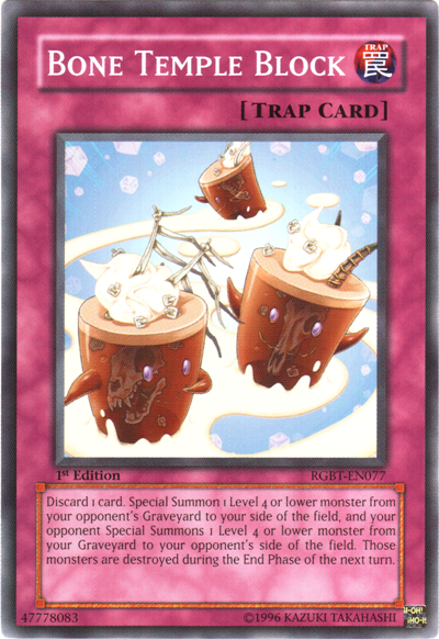 Bone Temple Block, Duelist Pack Collection Tin 2009 · RGBT-EN077