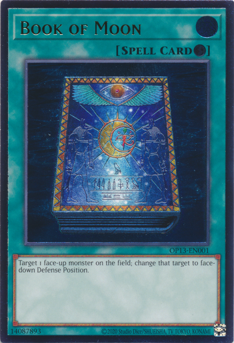 Book of Moon, OTS Tournament Pack 13 · OP13-EN001