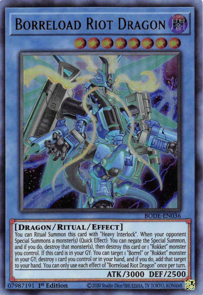 Borreload Riot Dragon, Burst of Destiny · BODE-EN036