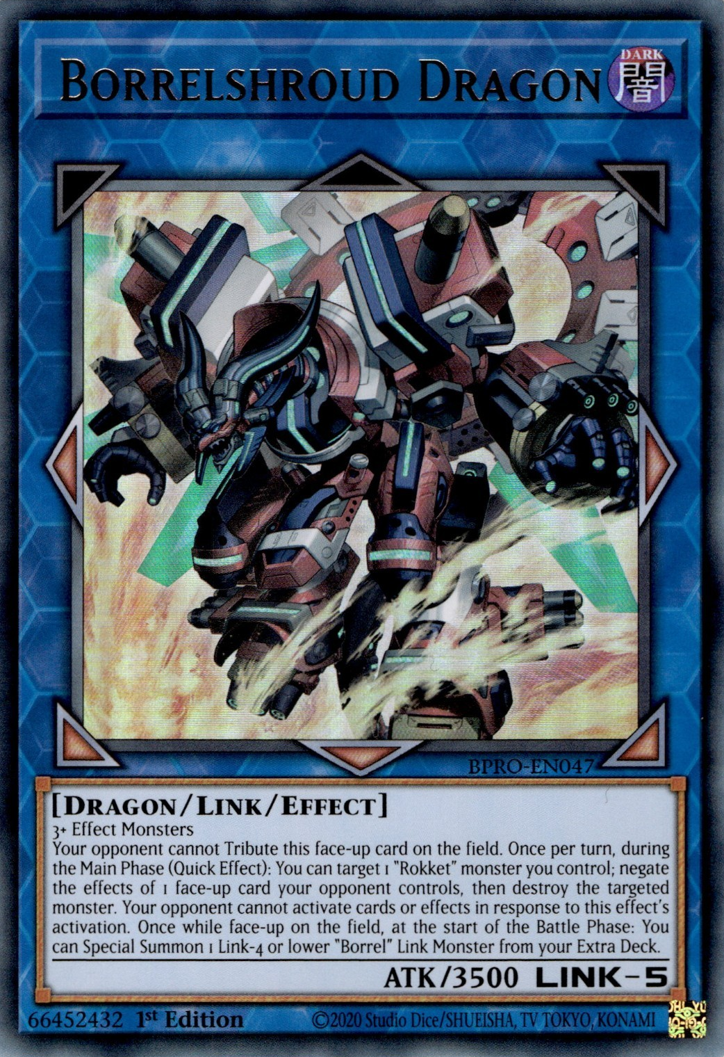 Borrelshroud Dragon, Burst Protocol · BPRO-EN047