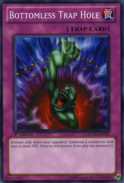 Bottomless Trap Hole, Dragunity Legion Structure Deck · SDDL-EN037