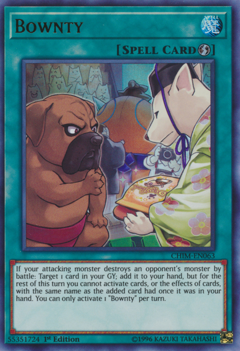 Bownty, Chaos Impact Sneak Peek Participation Card · CHIM-EN063
