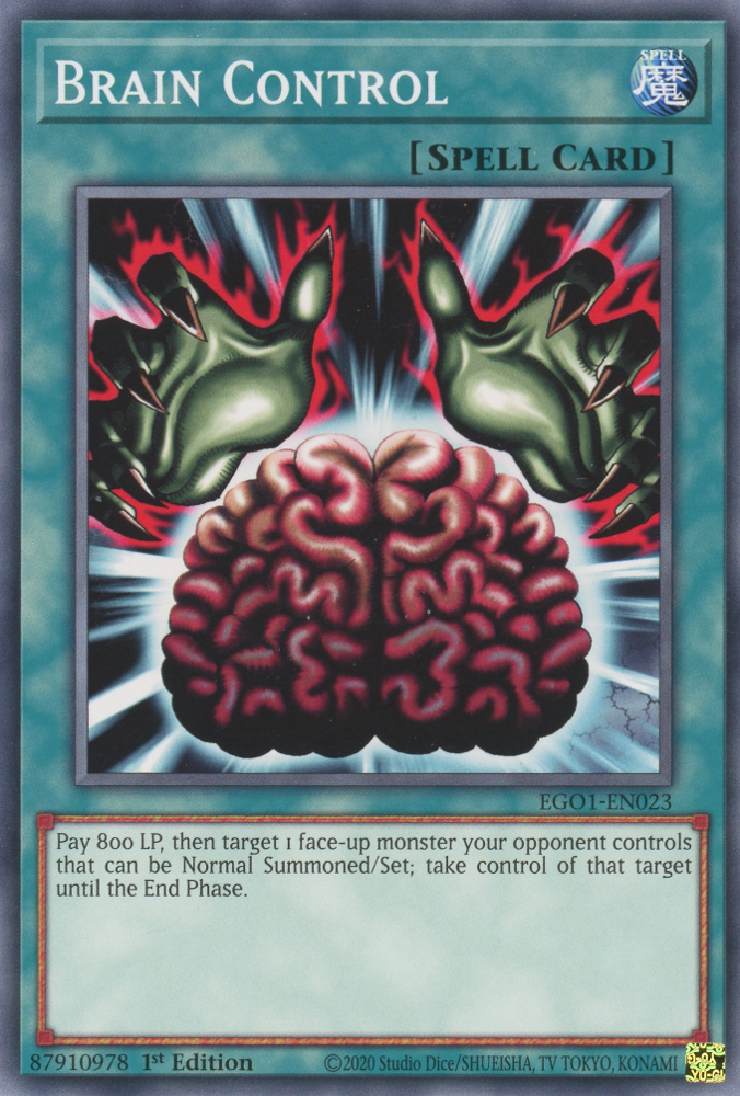 Brain Control, Egyptian God Deck: Obelisk the Tormentor · EGO1-EN023
