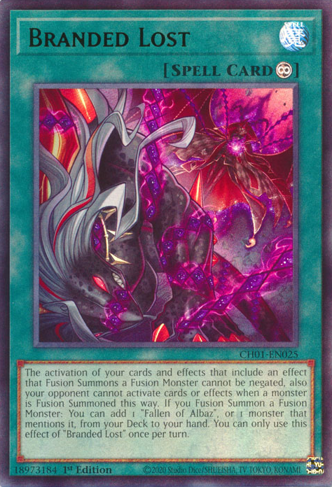 Branded Lost, THE CHRONICLES DECK: The Fallen & The Virtuous (All-Foil Edition) · CH01-EN025